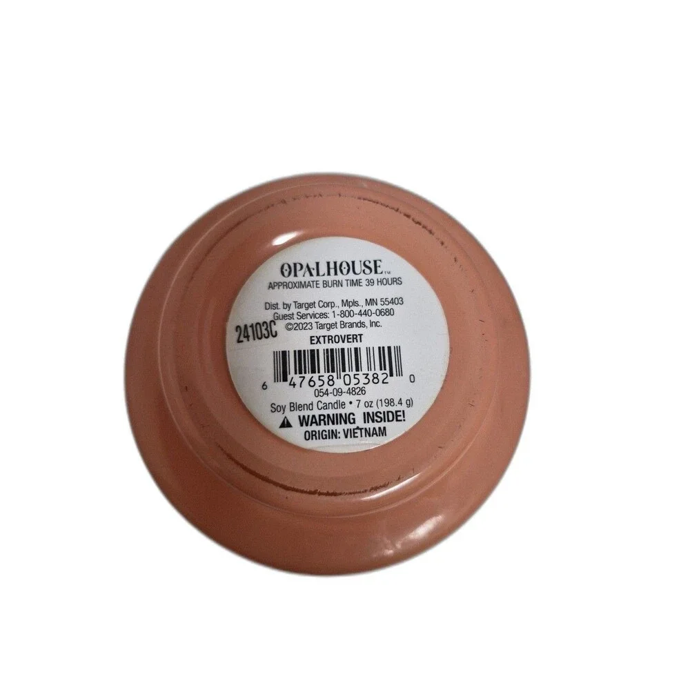 Opalhouse Extrovert Citrus Soy Candle 7oz Pink Jar Target Discontinued Decor